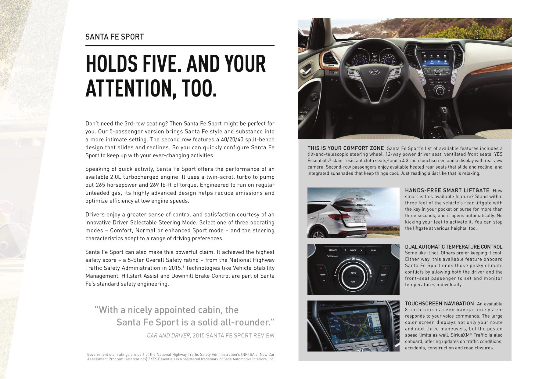 2016 Hyundai SantaFe Brochure Page 6